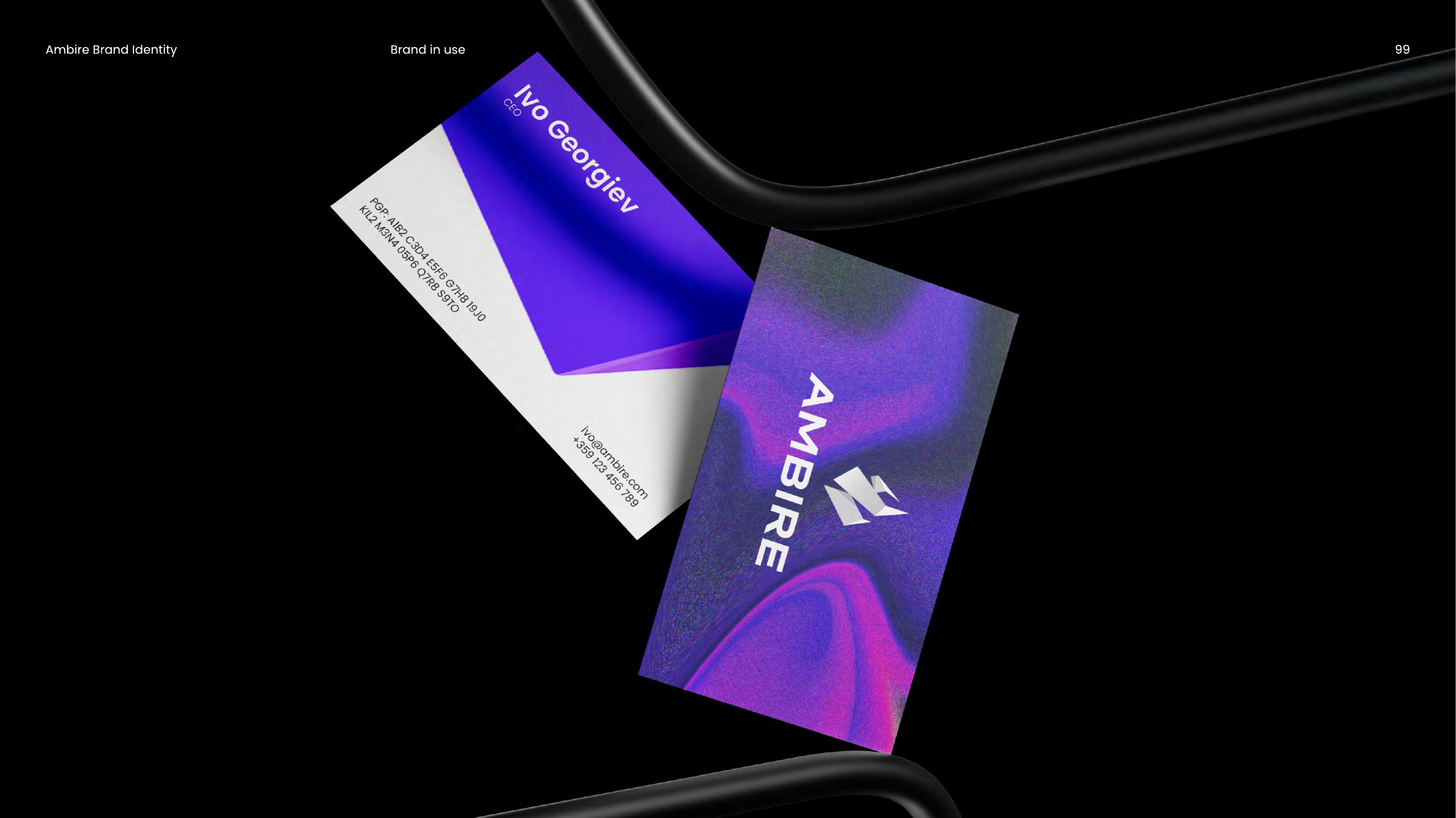 Ambire business cards